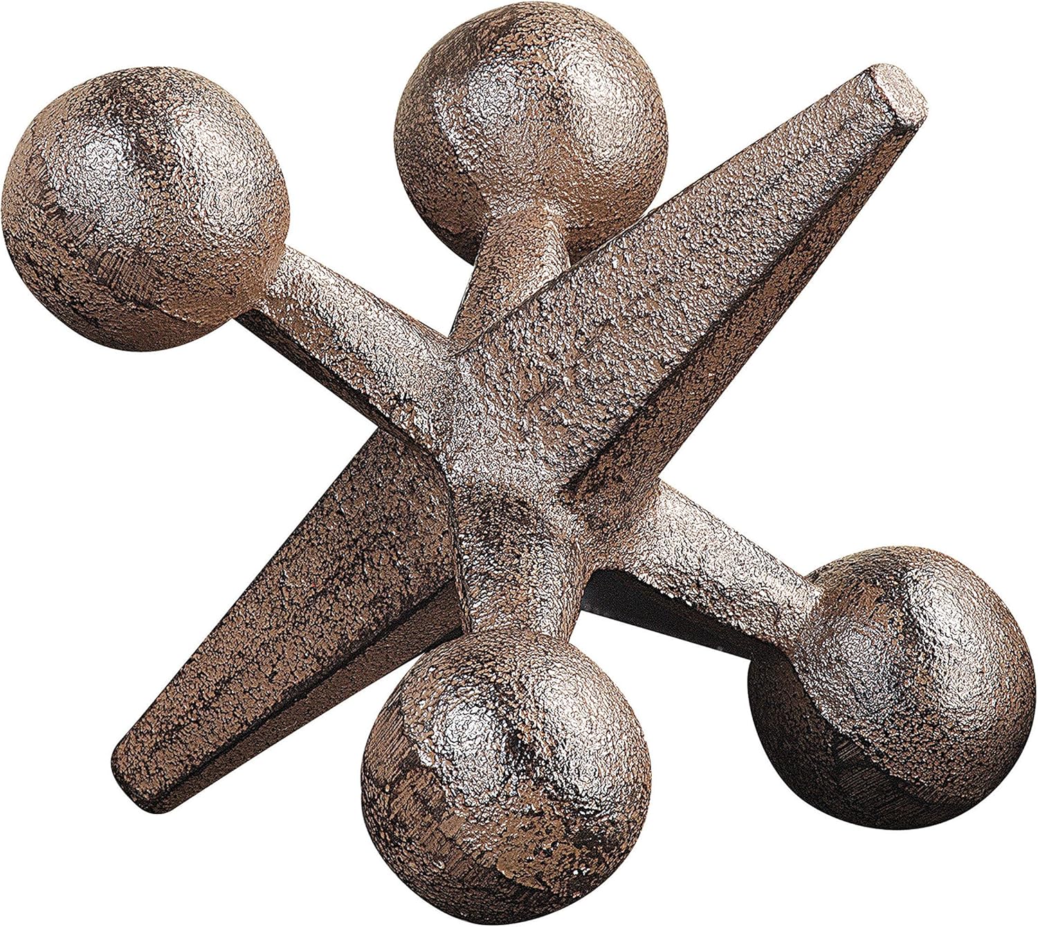 Retro Decorative Cast Iron Jack Figurine / Rust / 6 Inches