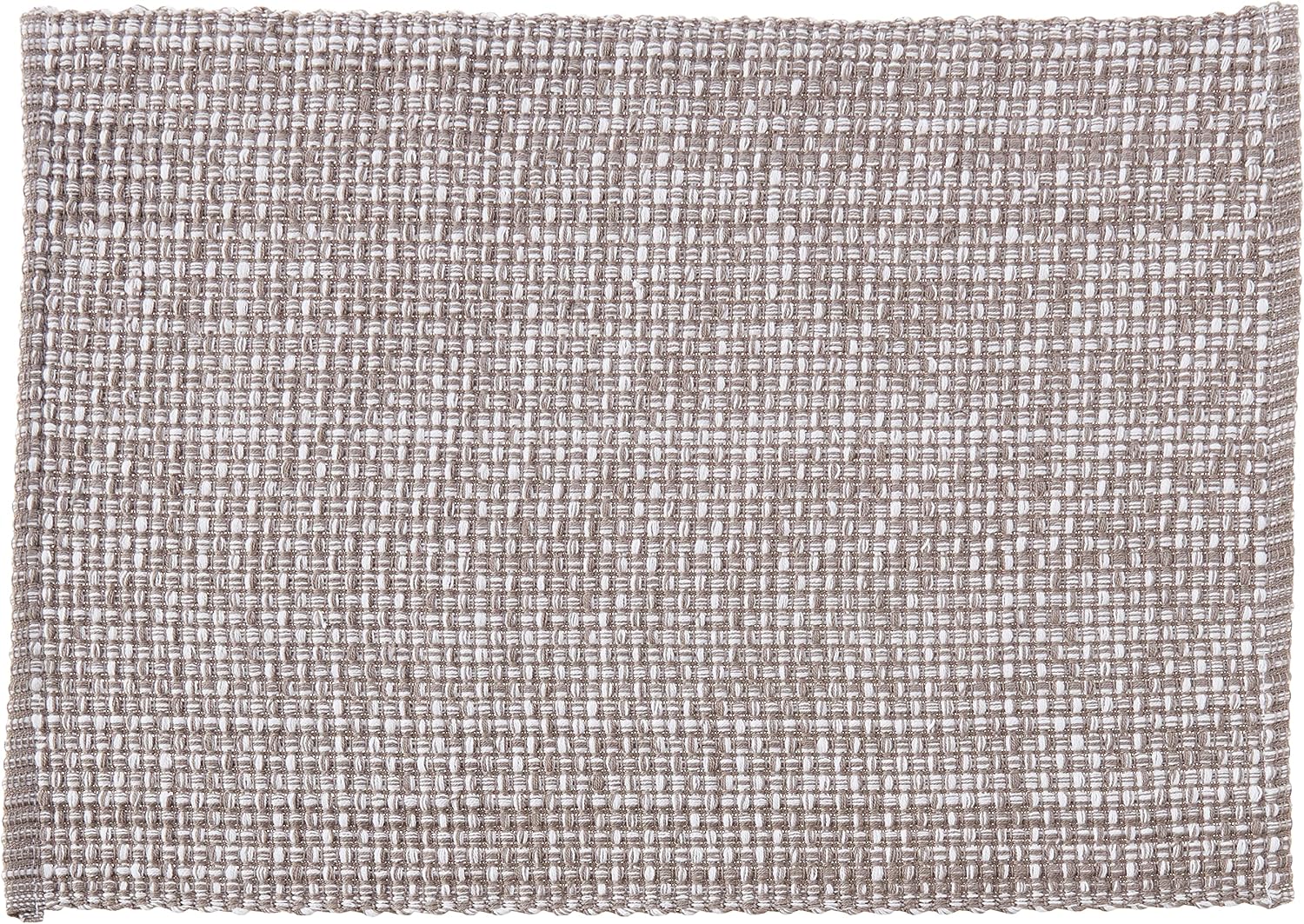 Sweet Home Collection 100% Cotton Placemats for Dining Room Rectangle Two Tone Woven Fabric 13" x 19" Soft Durable