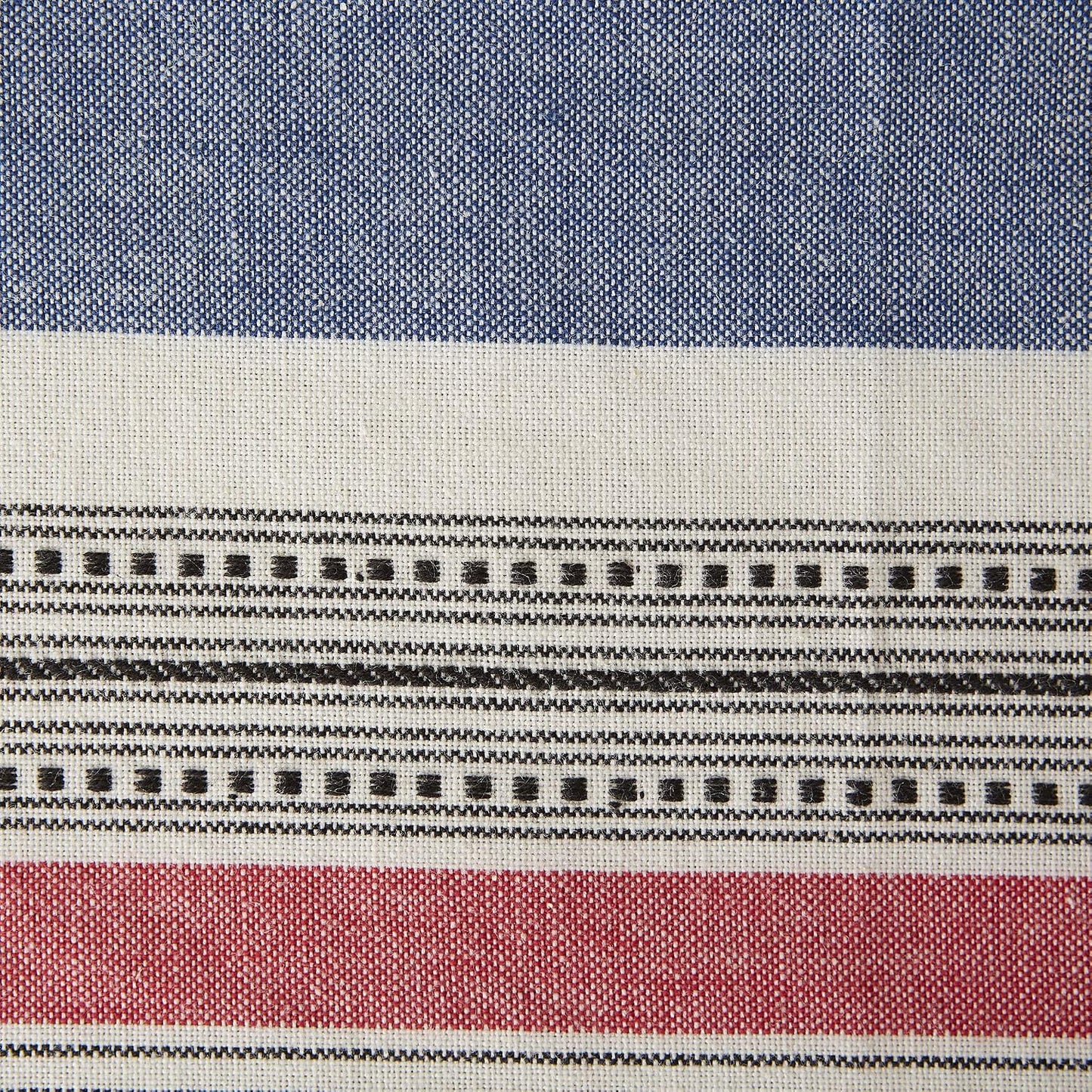 DII Variegated Tabletop Collection, Placemat Set3x19, Mediterranean, 6 Piece