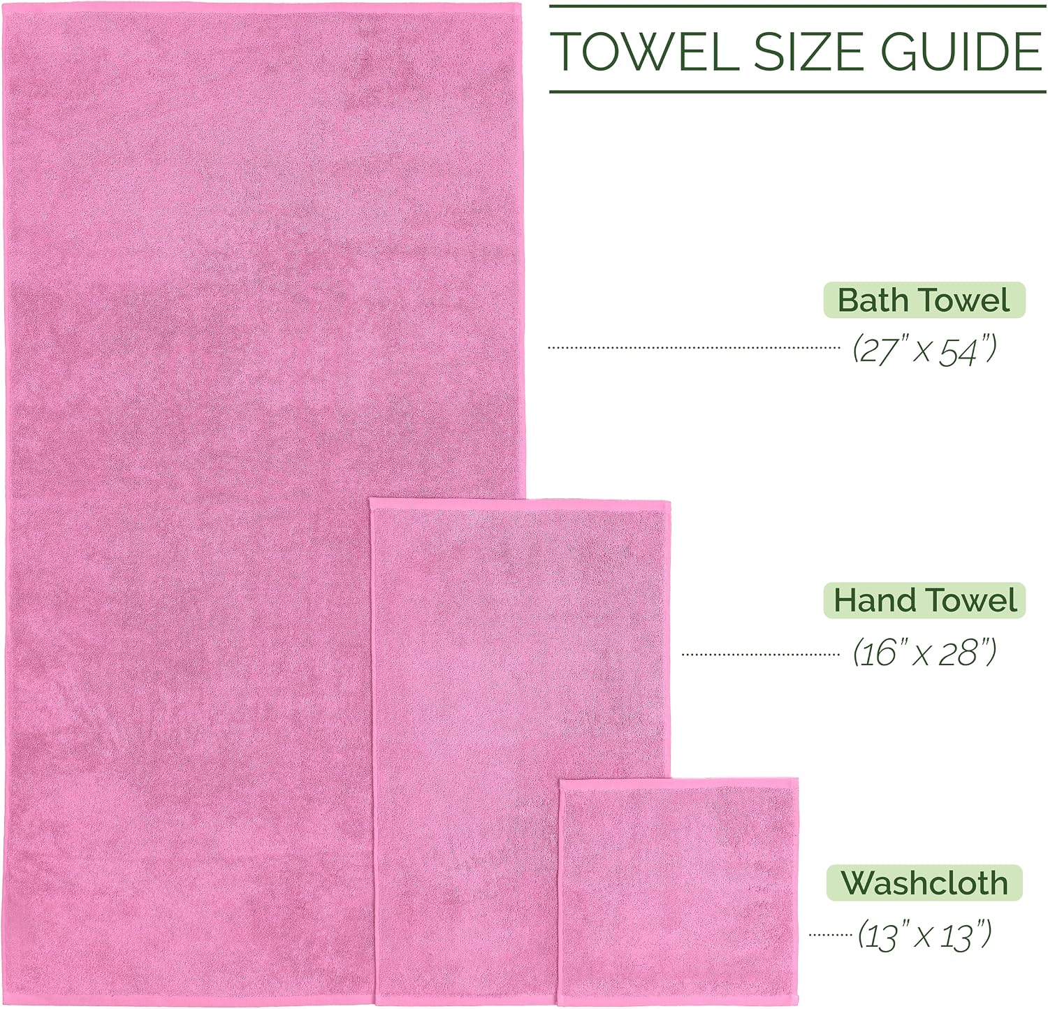 Elegant Comfort 4 Lines Viscose Stripe 6-Piece Premium Towel Set - 100% Turkish Cotton High Absorbent Luxury Bathroom