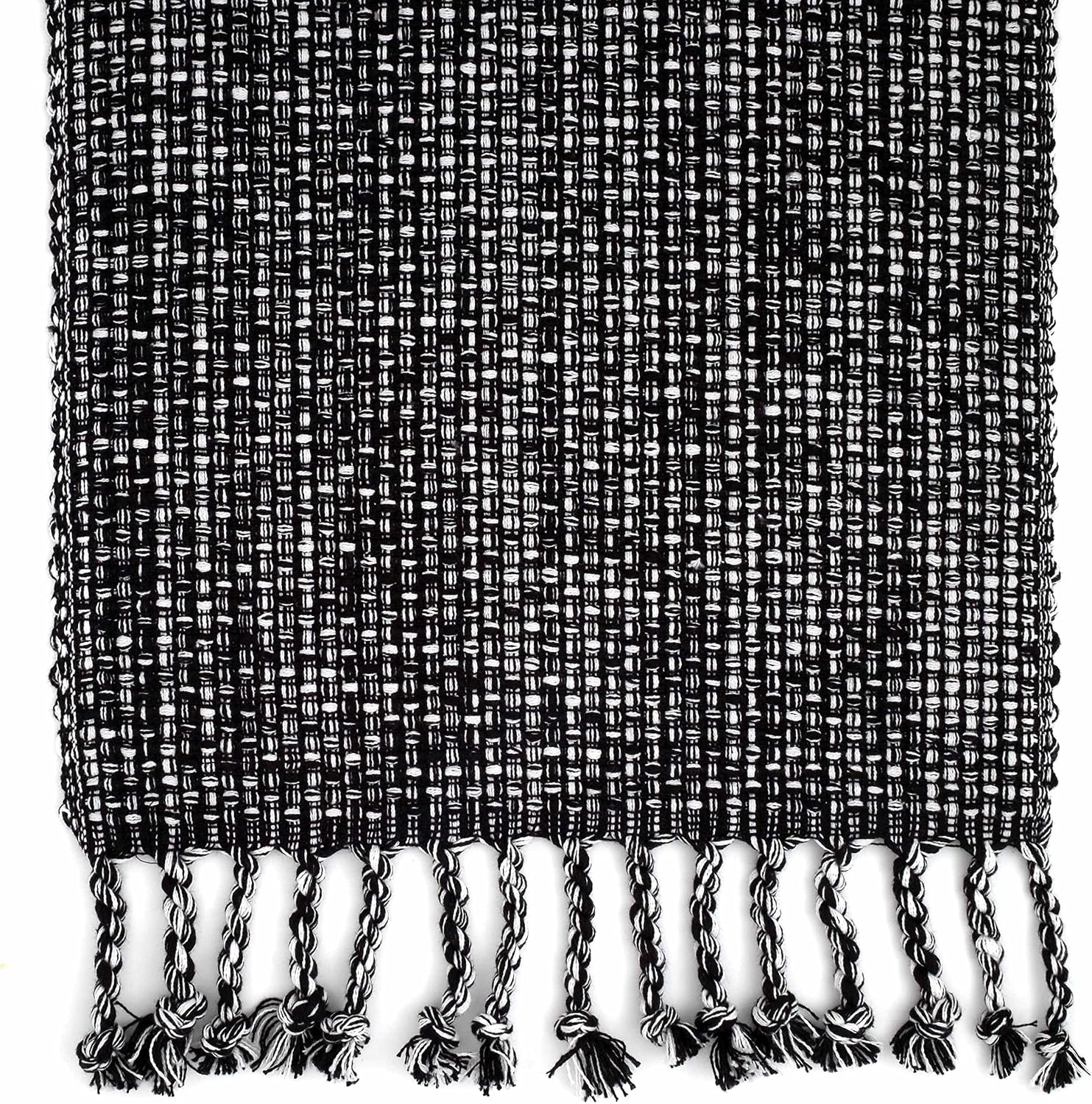 100% Cotton Table Runner for Dining Room Tables Rectangle Two Tone Woven Fabric 72" x 13" Soft Durable Table Runner