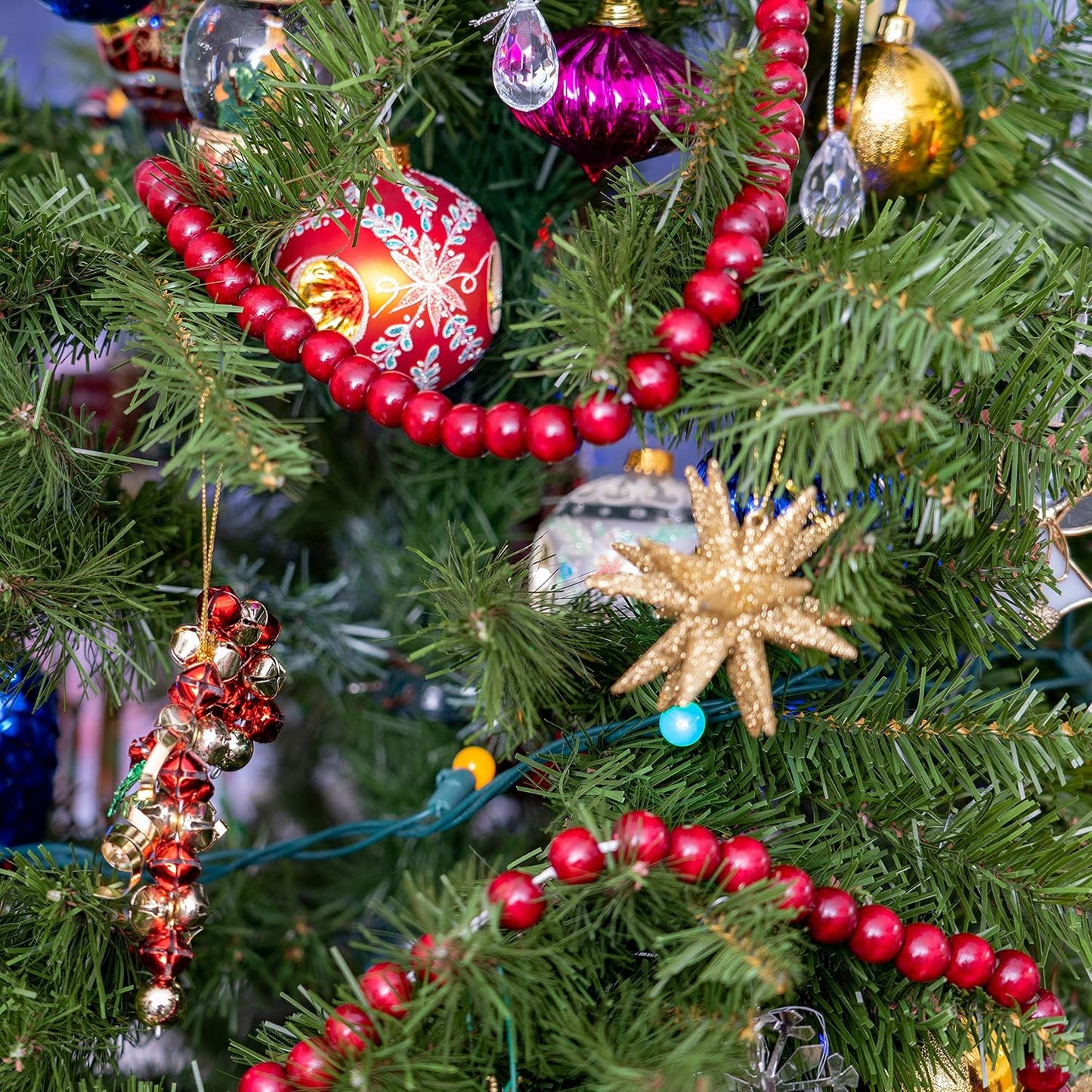Wooden Christmas Garland Decorations