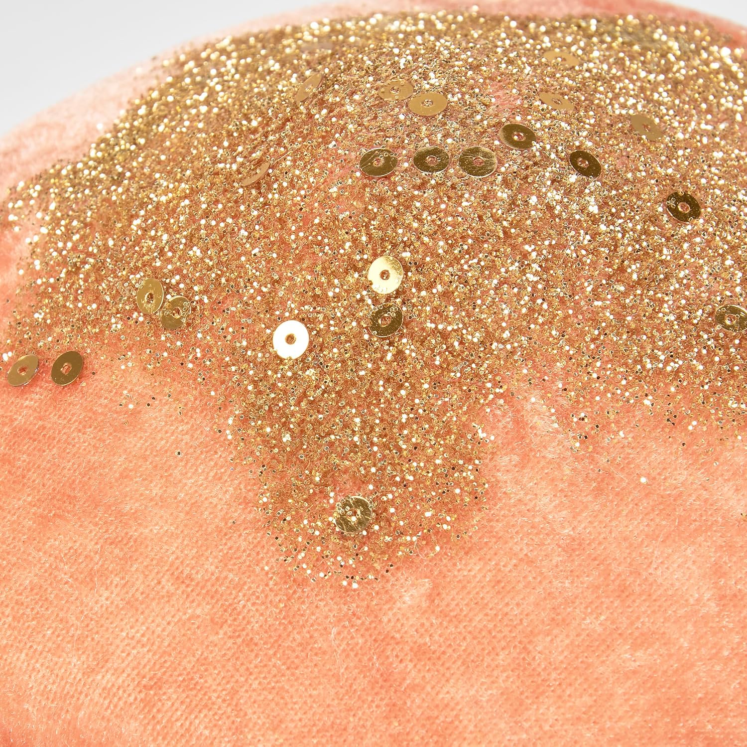 foam mushrooms uniquely detailed/velvet glitter accents/natural foliage / Pink