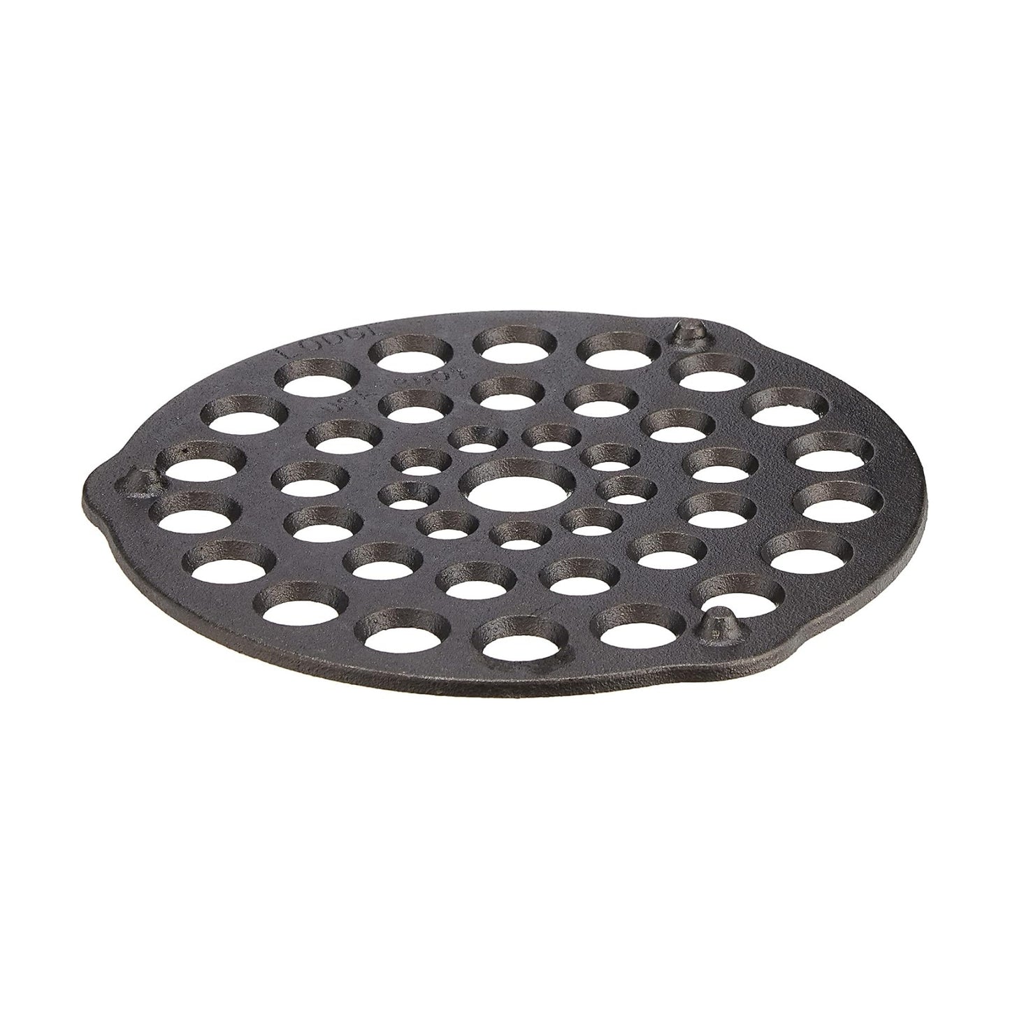 Lodge Cast Iron Meat Rack and Trivet, Pre-Seasoned, 8 Inches | Cast Iron Rack & Trivet for Roasting Meats, Elevating