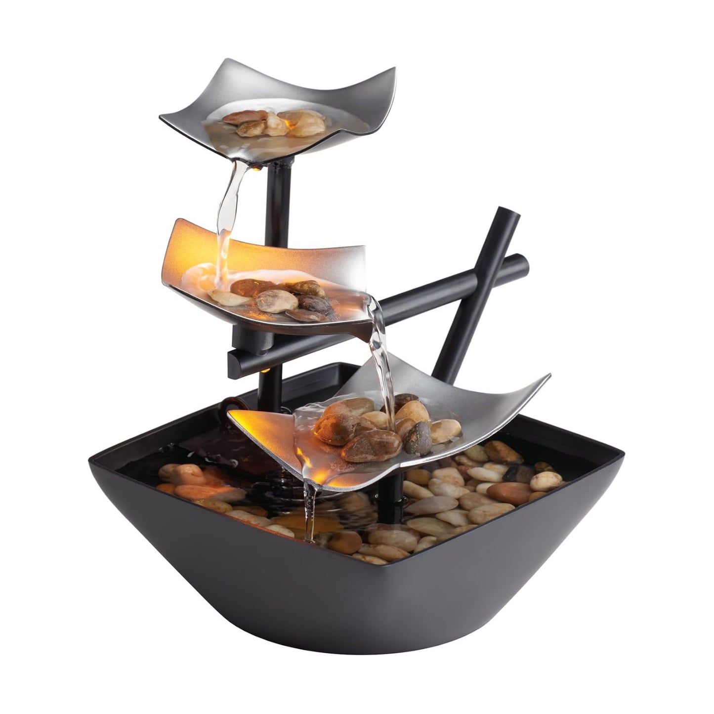Homedics Tabletop Water Fountain, Home Décor Soothing Sound Machine