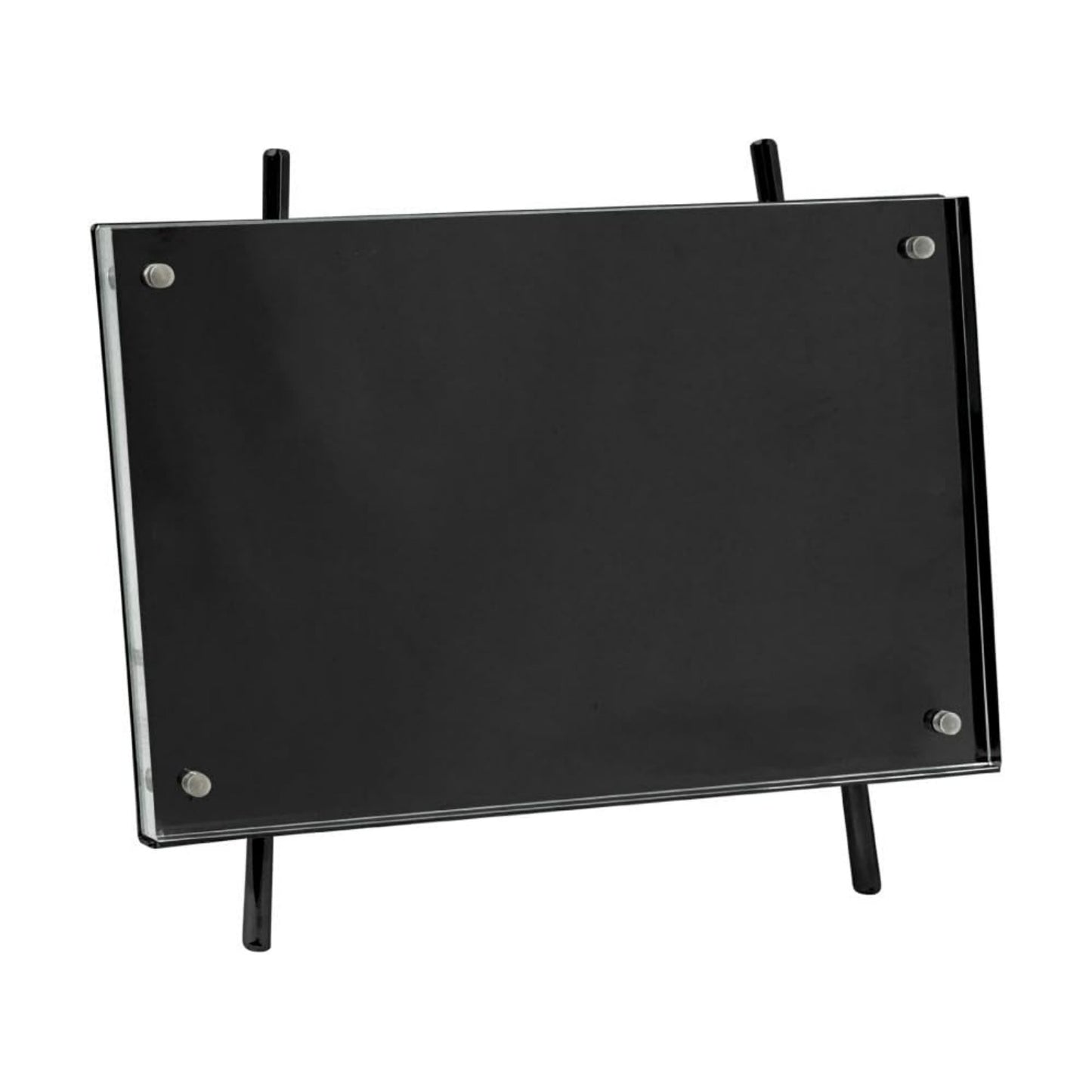 Magnetic Acrylic Metal Easel Frame / 4 x 6 / Black