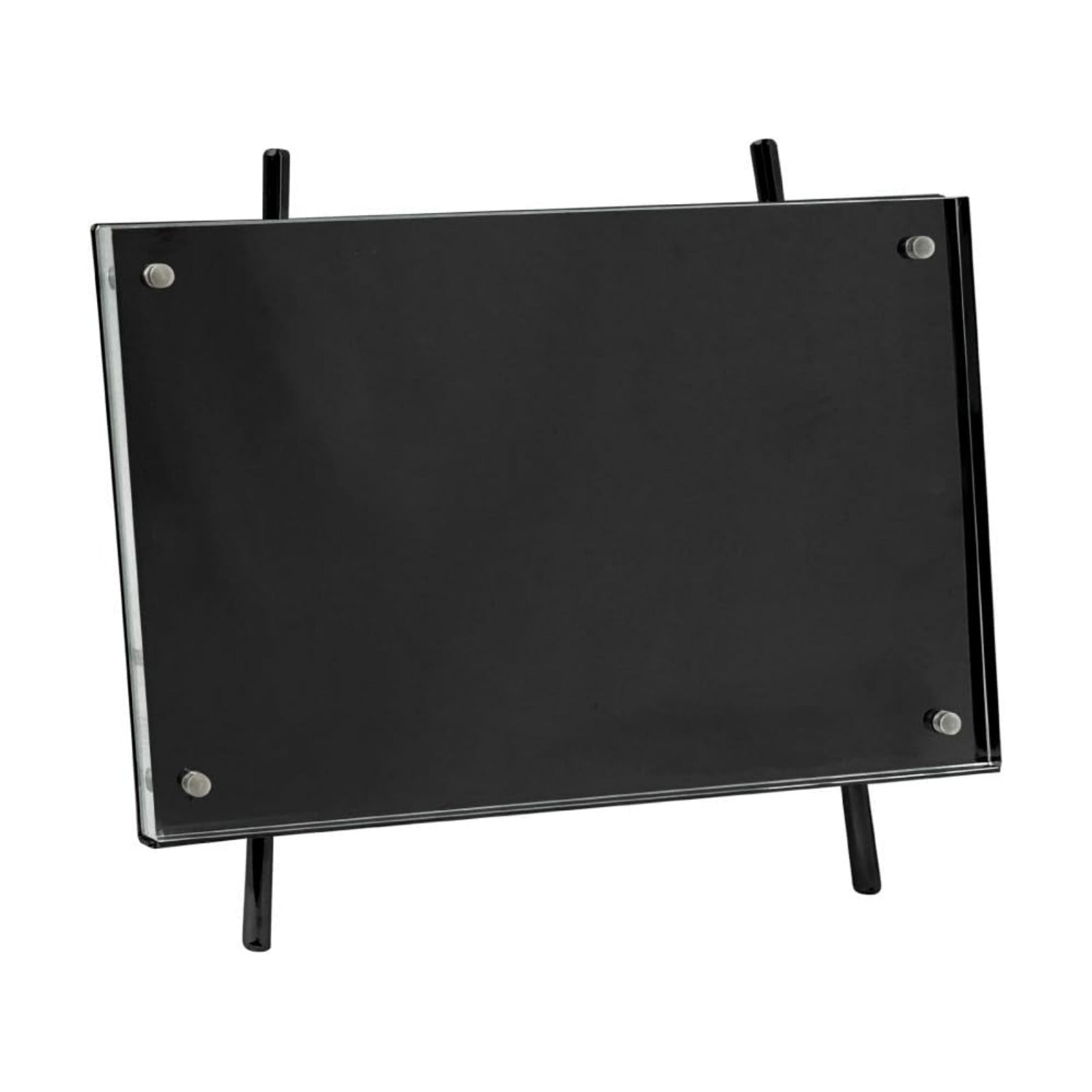 Magnetic Acrylic Metal Easel Frame / 4 x 6 / Black