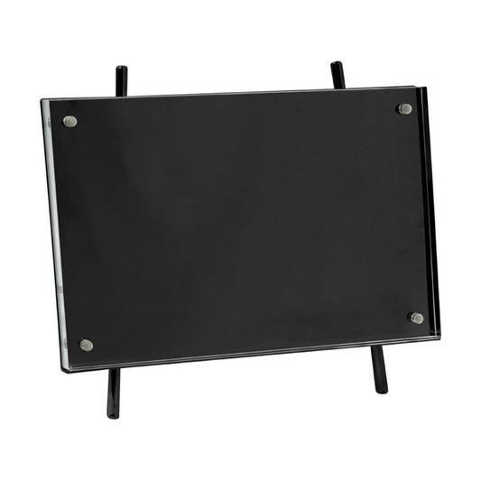 Magnetic Acrylic Metal Easel Frame / 4 x 6 / Black