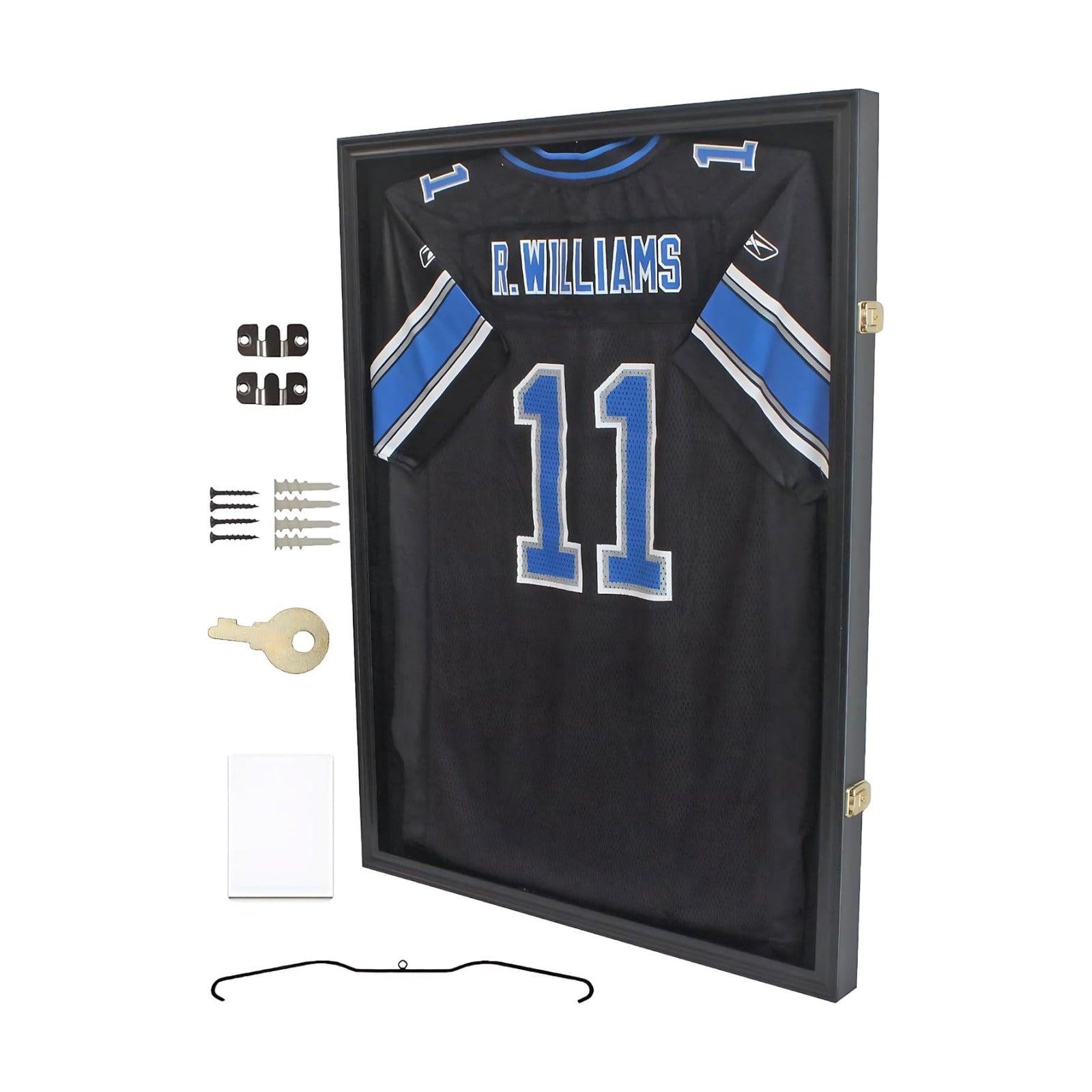 Pro Collector's Jersey Display Case Frame Shadow Box with 98% UV Protection for Baseball Basketball Football Soccer