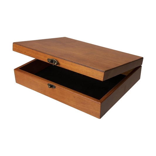 Light / Old World Wooden Box / Redwood
