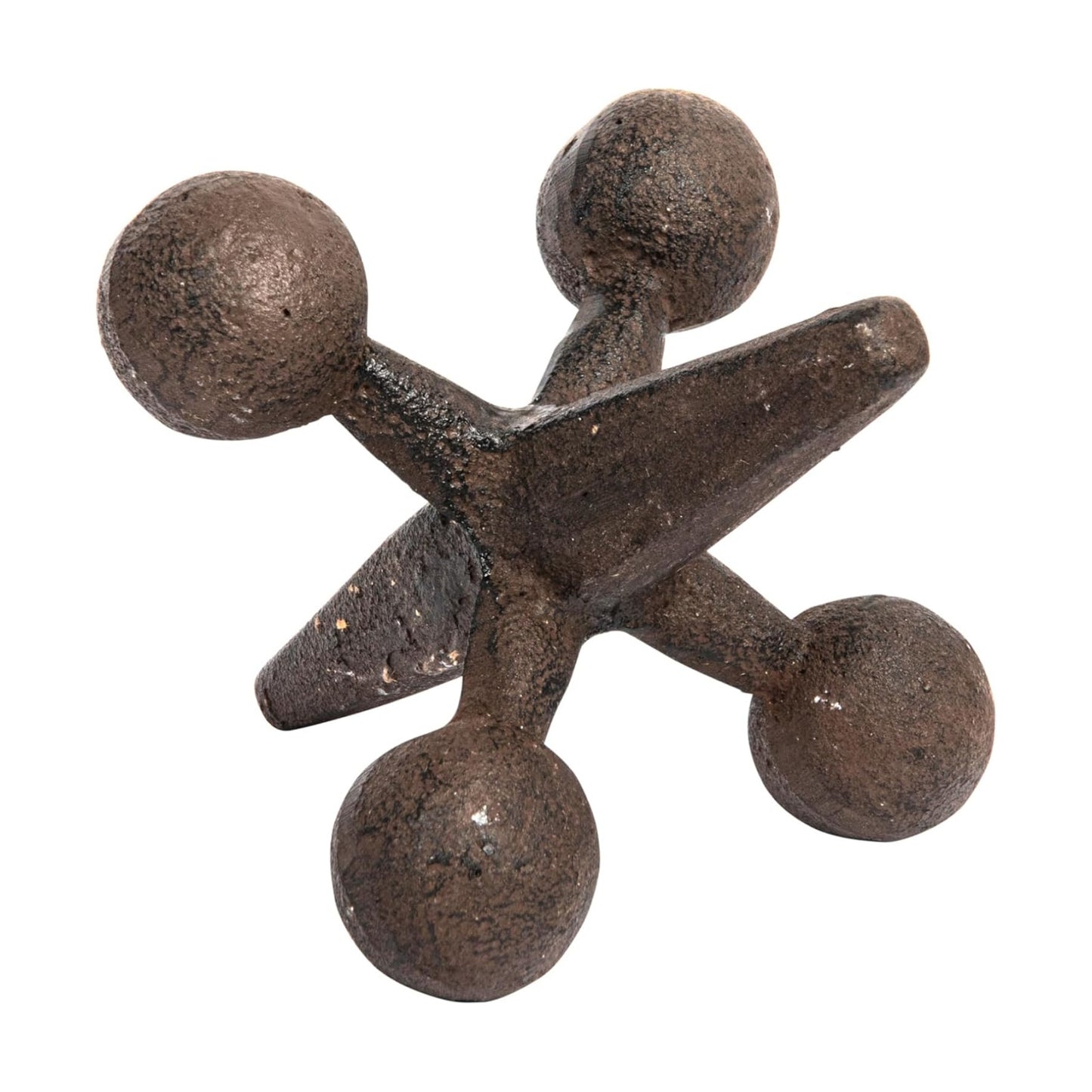 Retro Decorative Cast Iron Jack Figurine / Rust / 6 Inches