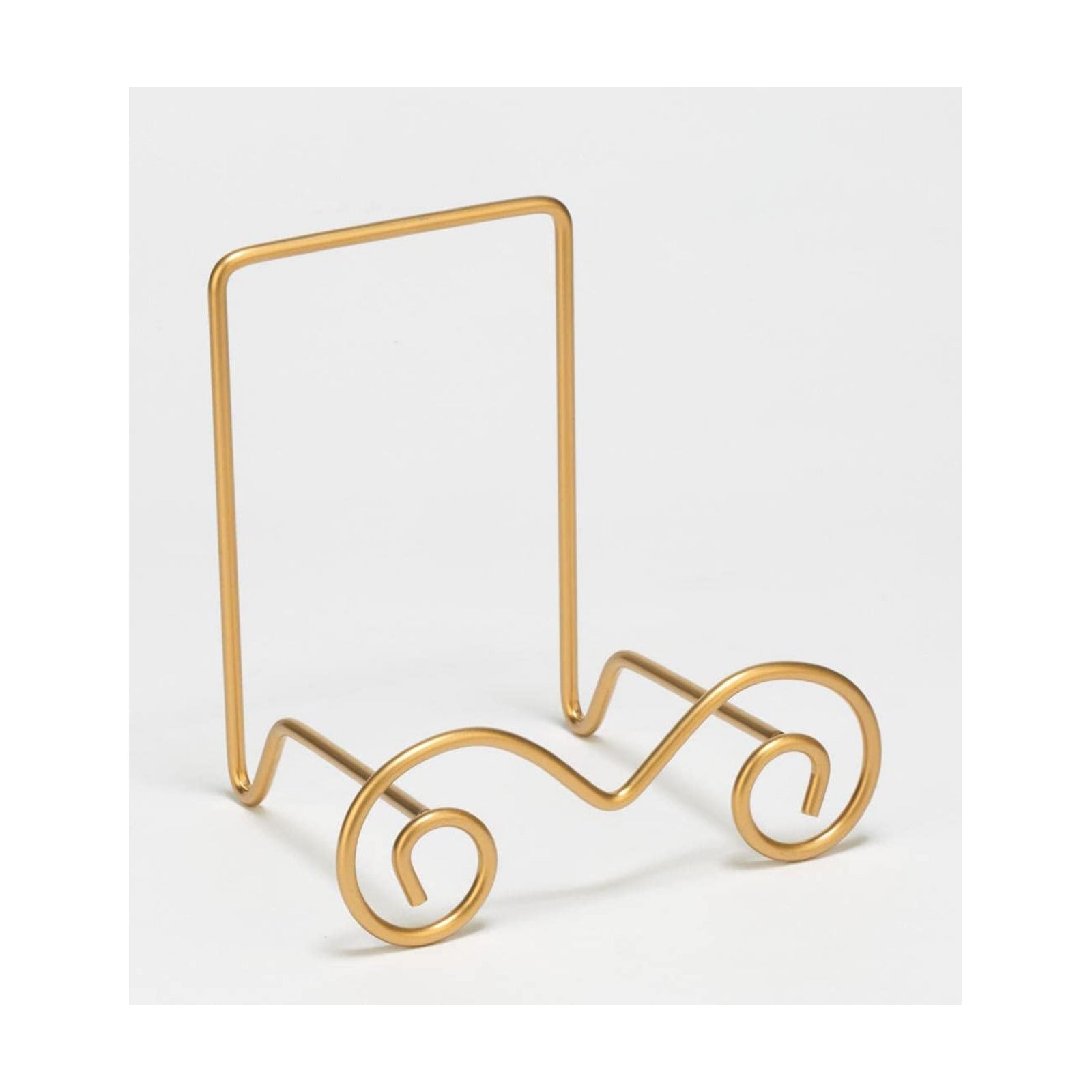 Stratford Metal Bowl Easel Bowl and Plate Stand / Gold / 7 Inch