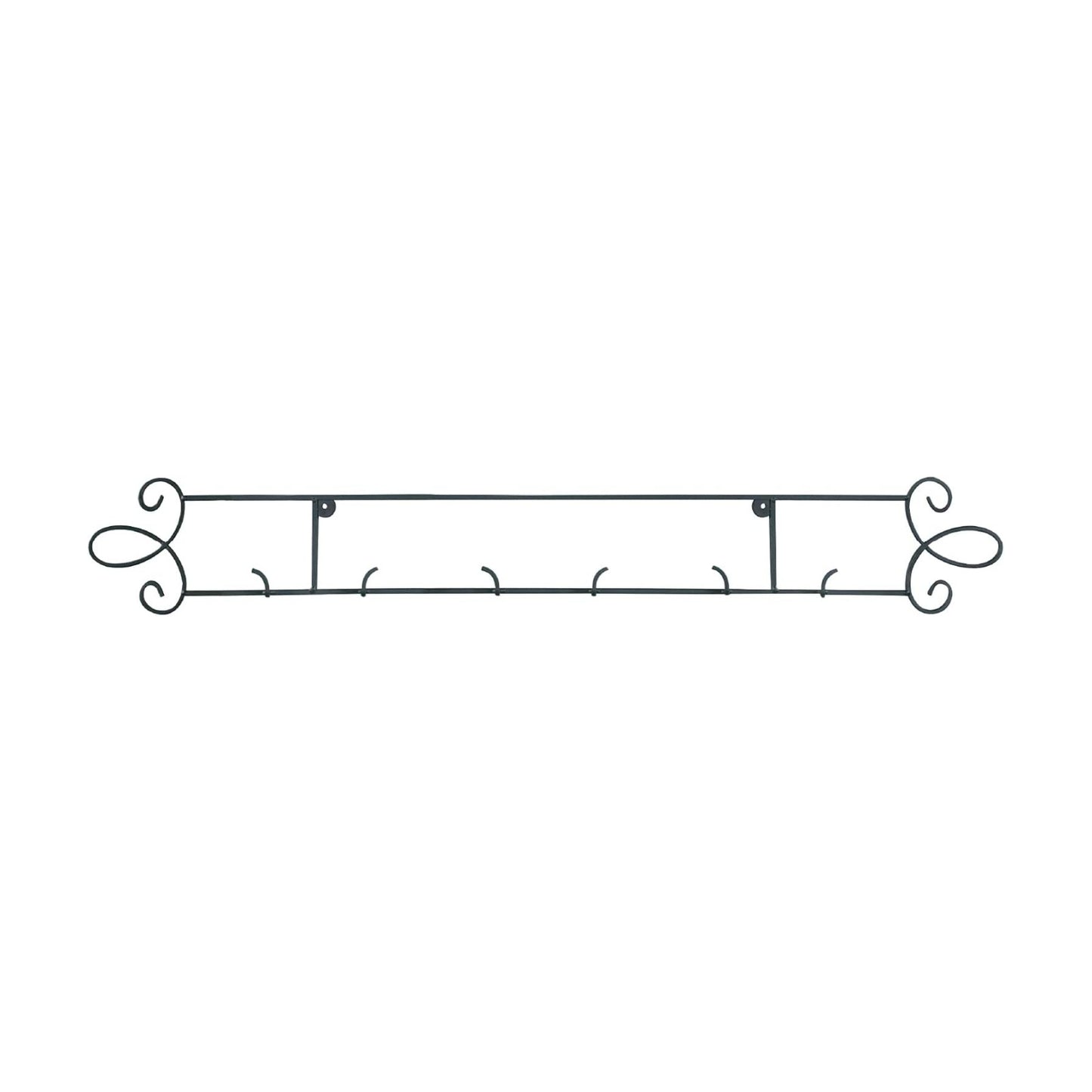 TRIPAR Horizontal Plate Rack, Black Display (3 Place) - Durable & Sturdy Metal Finish with Scroll Designs - Beautifully