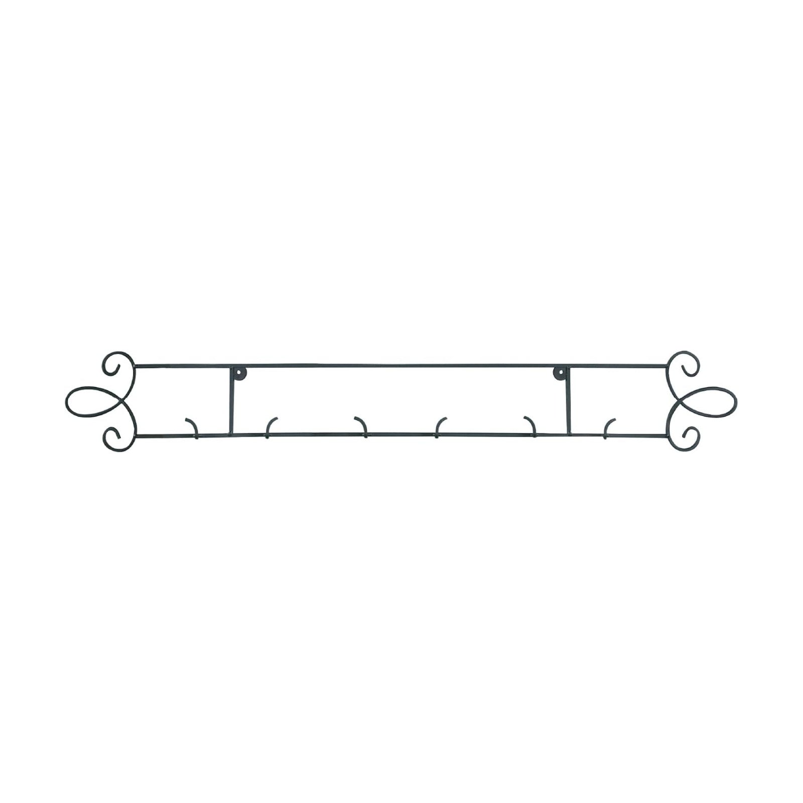 TRIPAR Horizontal Plate Rack, Black Display (3 Place) - Durable & Sturdy Metal Finish with Scroll Designs - Beautifully