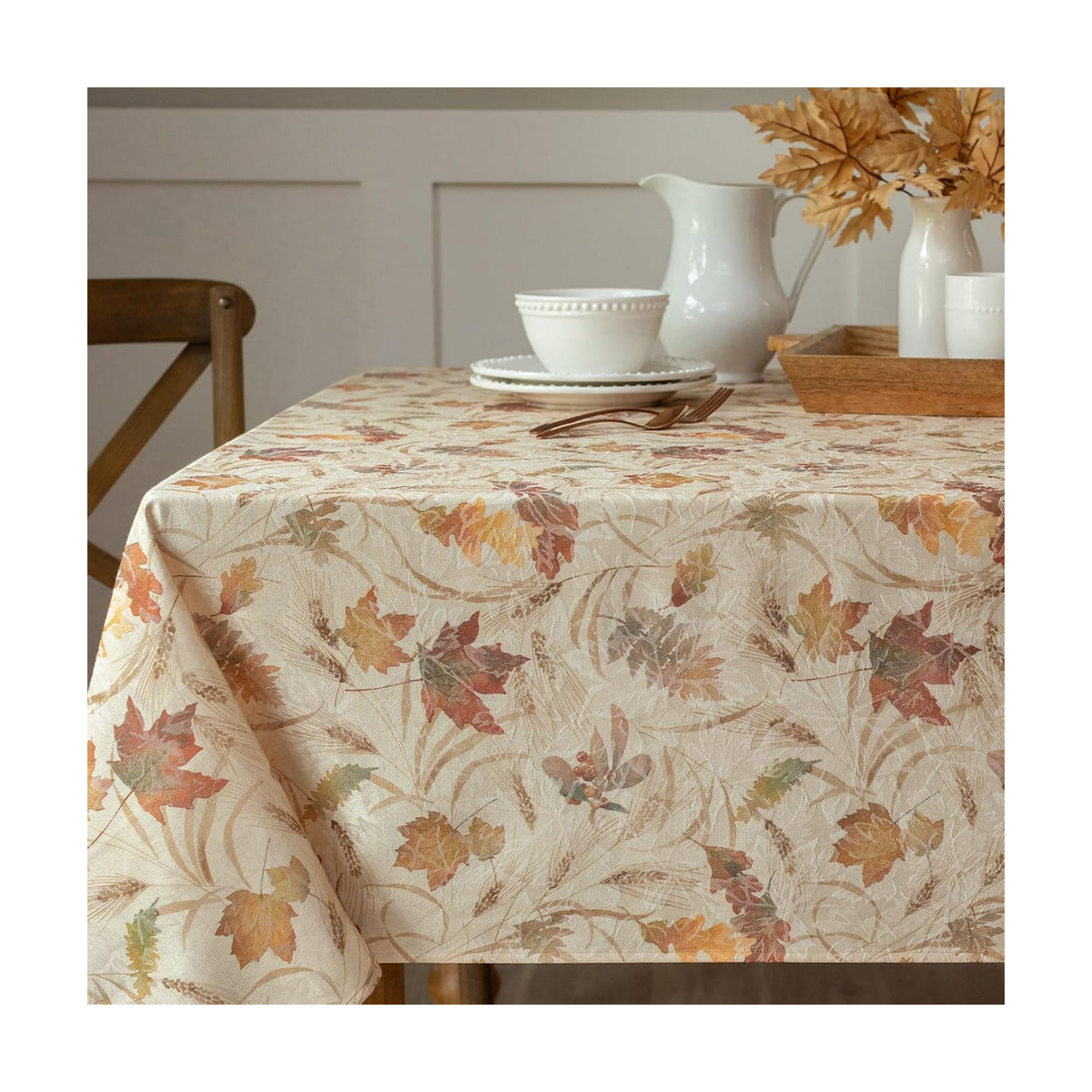 Benson Mills Natures Leaves Autumn Tablecloth (60" x 104" Rectangular)