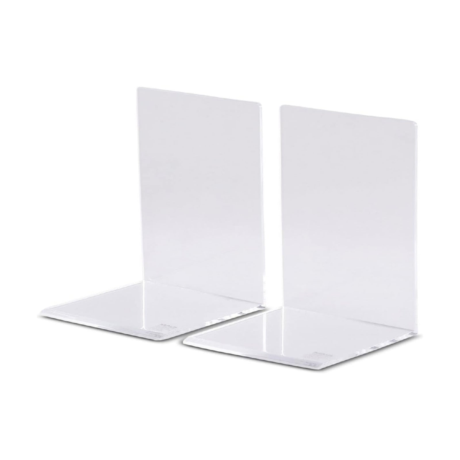 Acrylic bookends Modern / 8 x 8 x 10 / Cm / Transparent