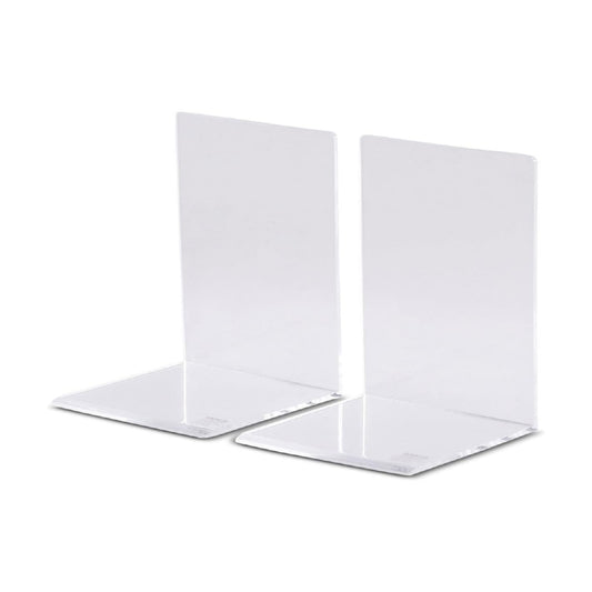 Acrylic bookends Modern / 8 x 8 x 10 / Cm / Transparent