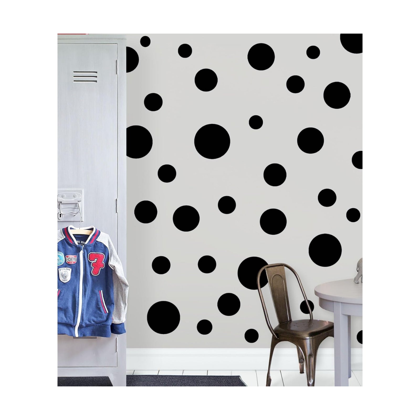 Polka Dot Wall Decals / Black
