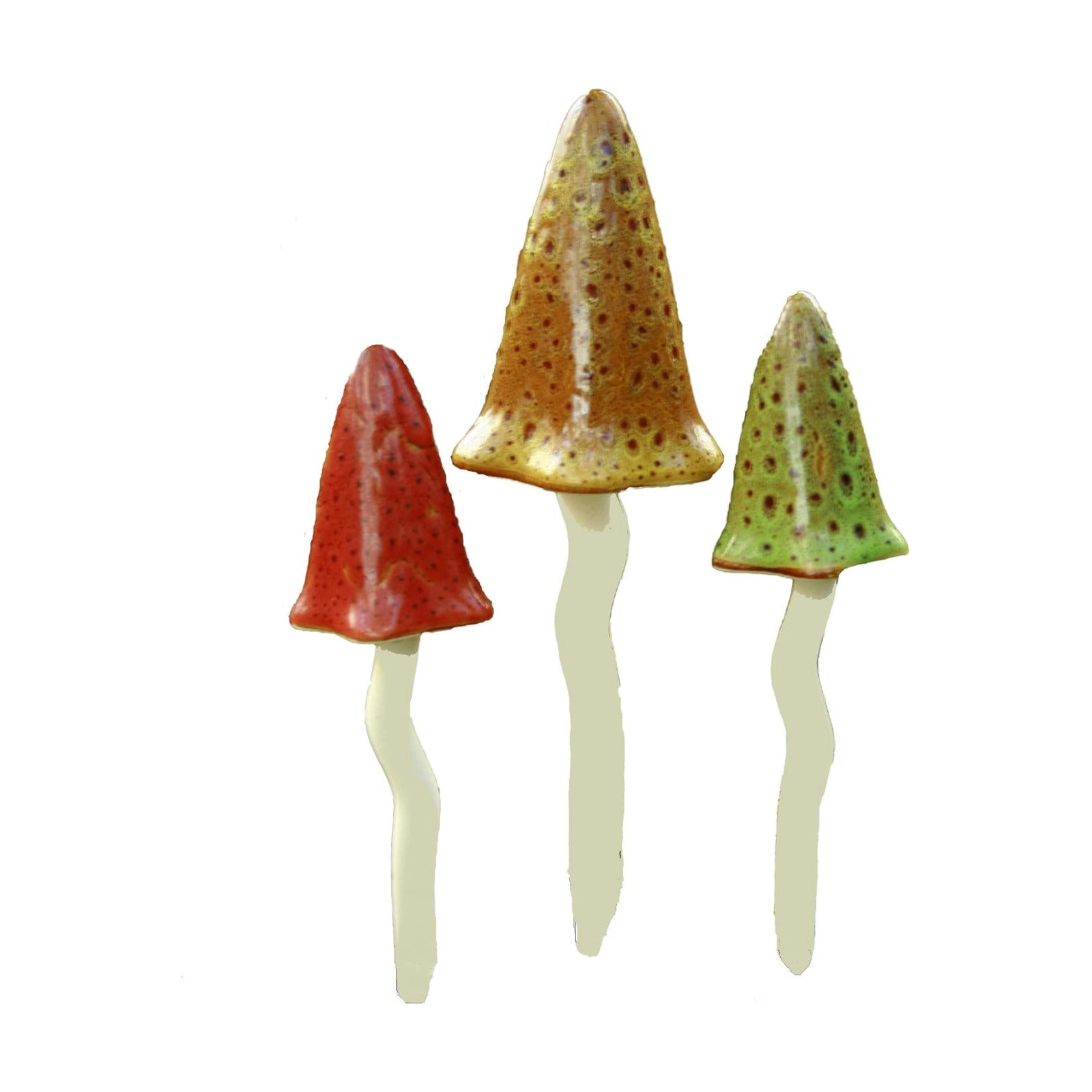 W118 Garden Ceramic Lawn Ornament / Set of 3