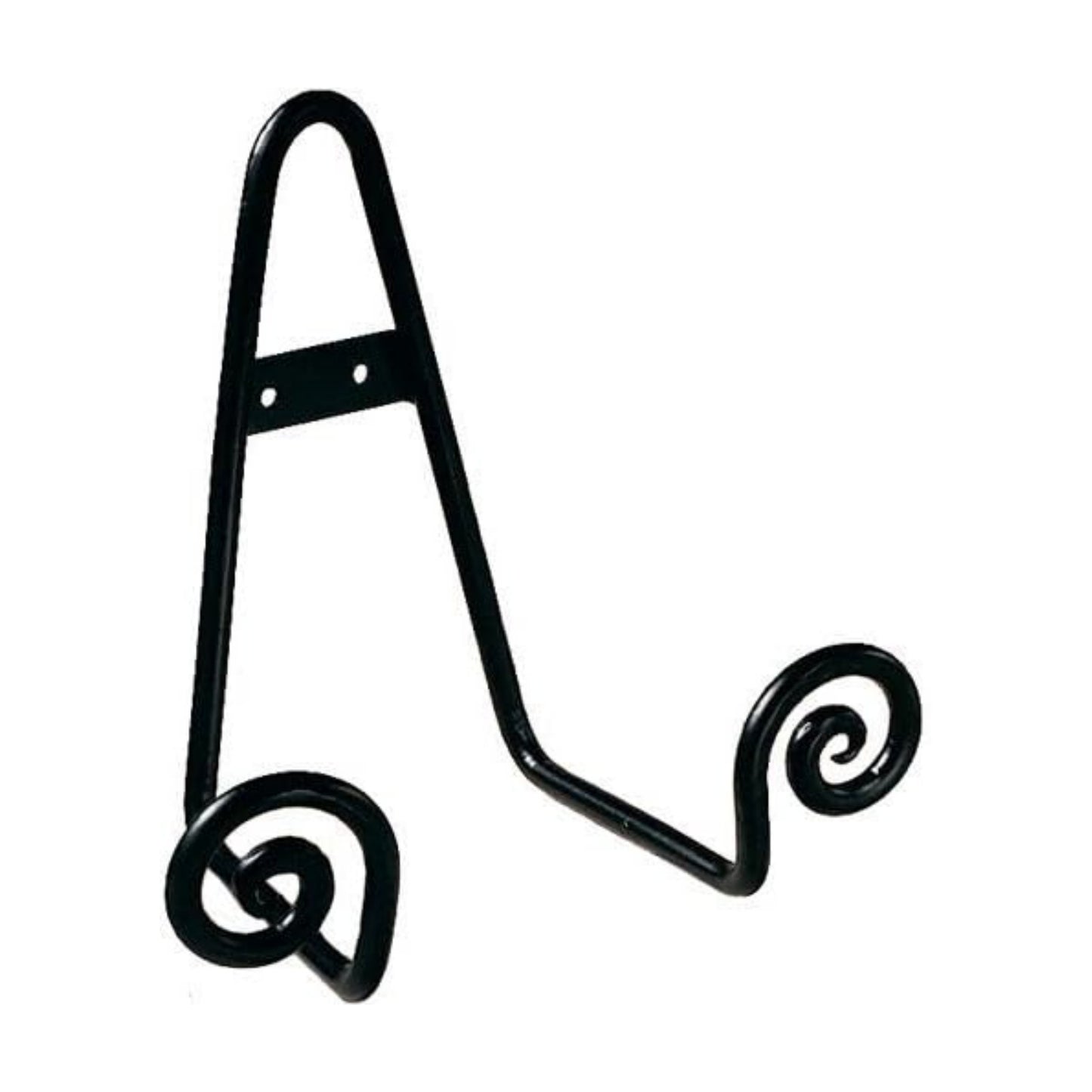 Decorative Scroll Rack / Black / 3.75 Inch