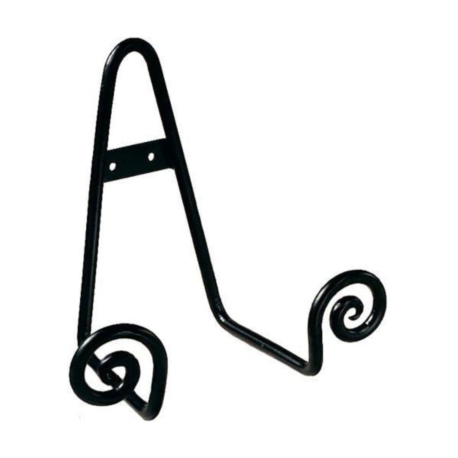 Decorative Scroll Rack / Black / 3.75 Inch