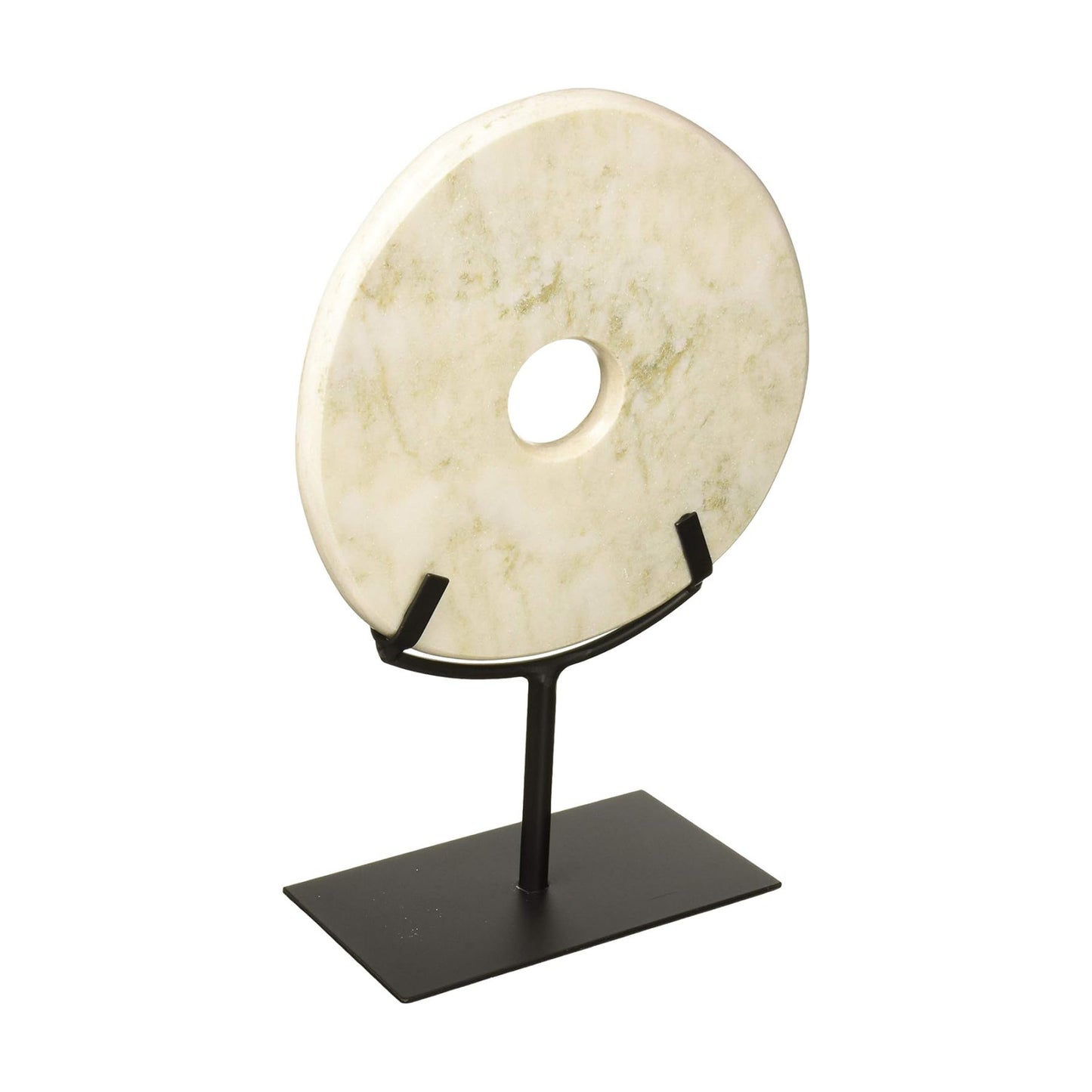 02308 Disk on Stand / White