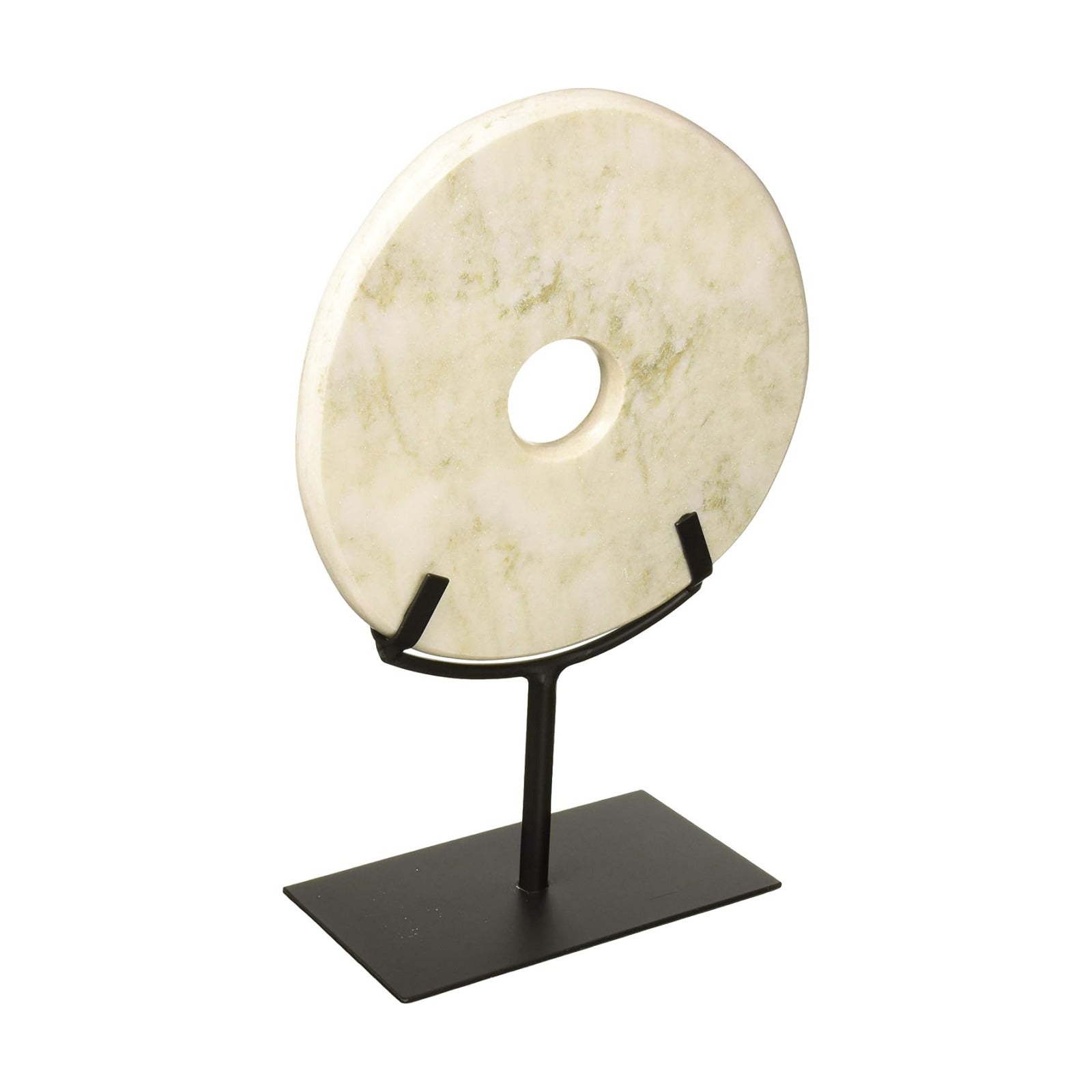 02308 Disk on Stand / White