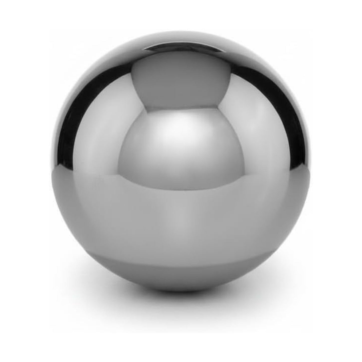 Modern Sculptural Orb Accent / 3-inch Diameter / Silver