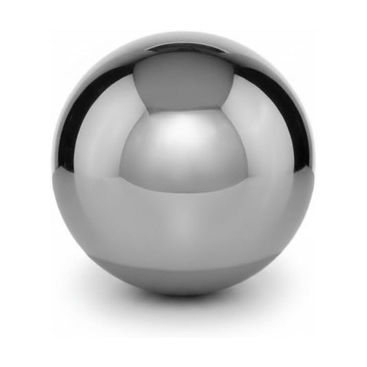 Modern Sculptural Orb Accent / 3-inch Diameter / Silver