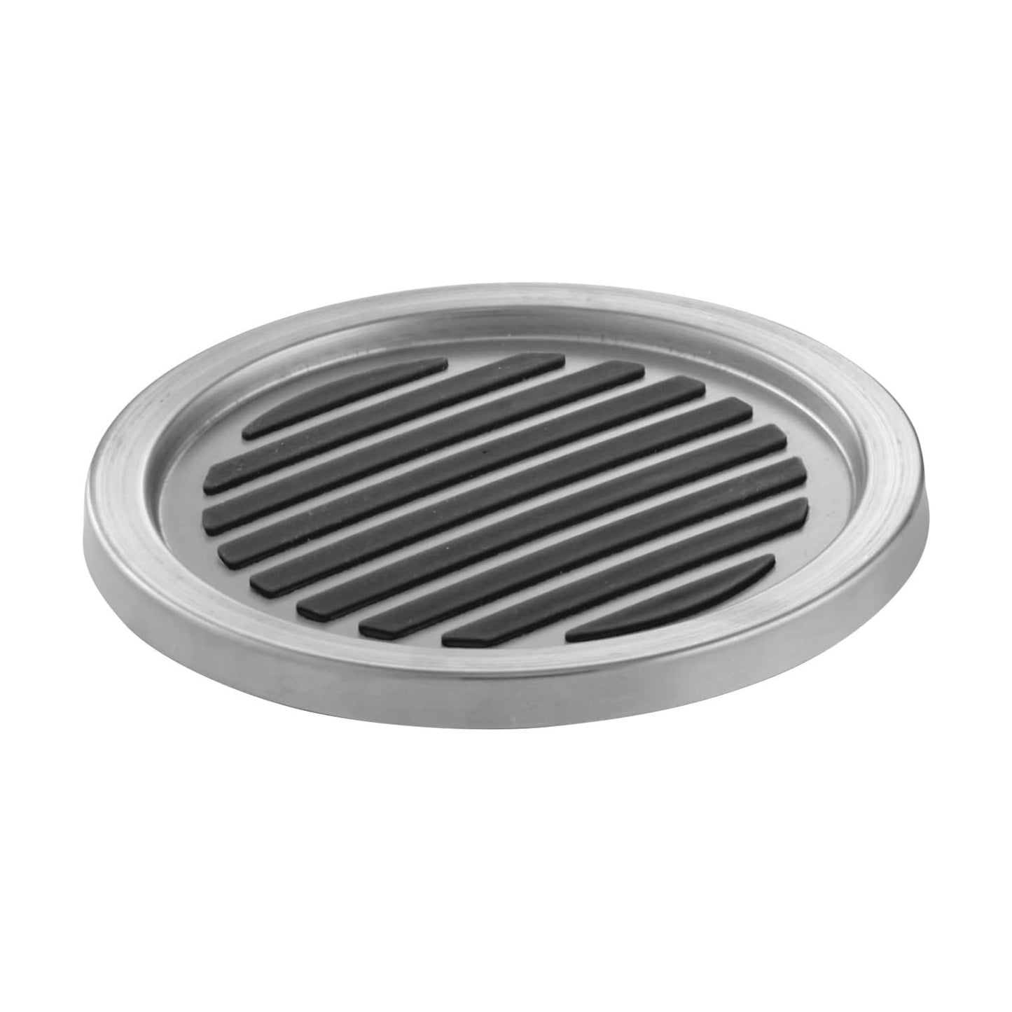 Forma Brushed Stainless Steel Drink Coasters