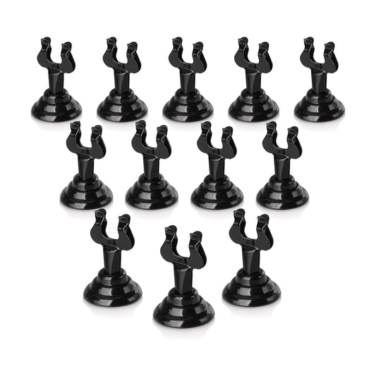 New Star Foodservice Triton Harp Clip Style Place Card / Table Number Holder, 1.5 Inch (Black)