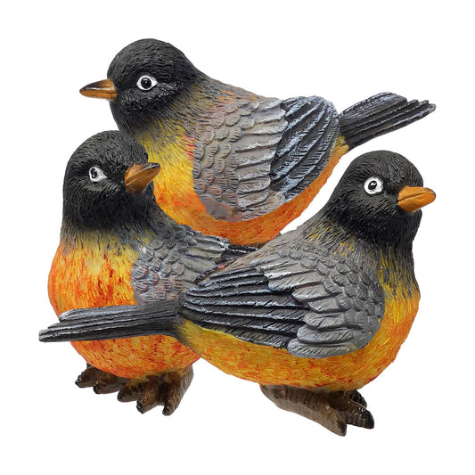 Robin Bird Figurines / Set of 3
