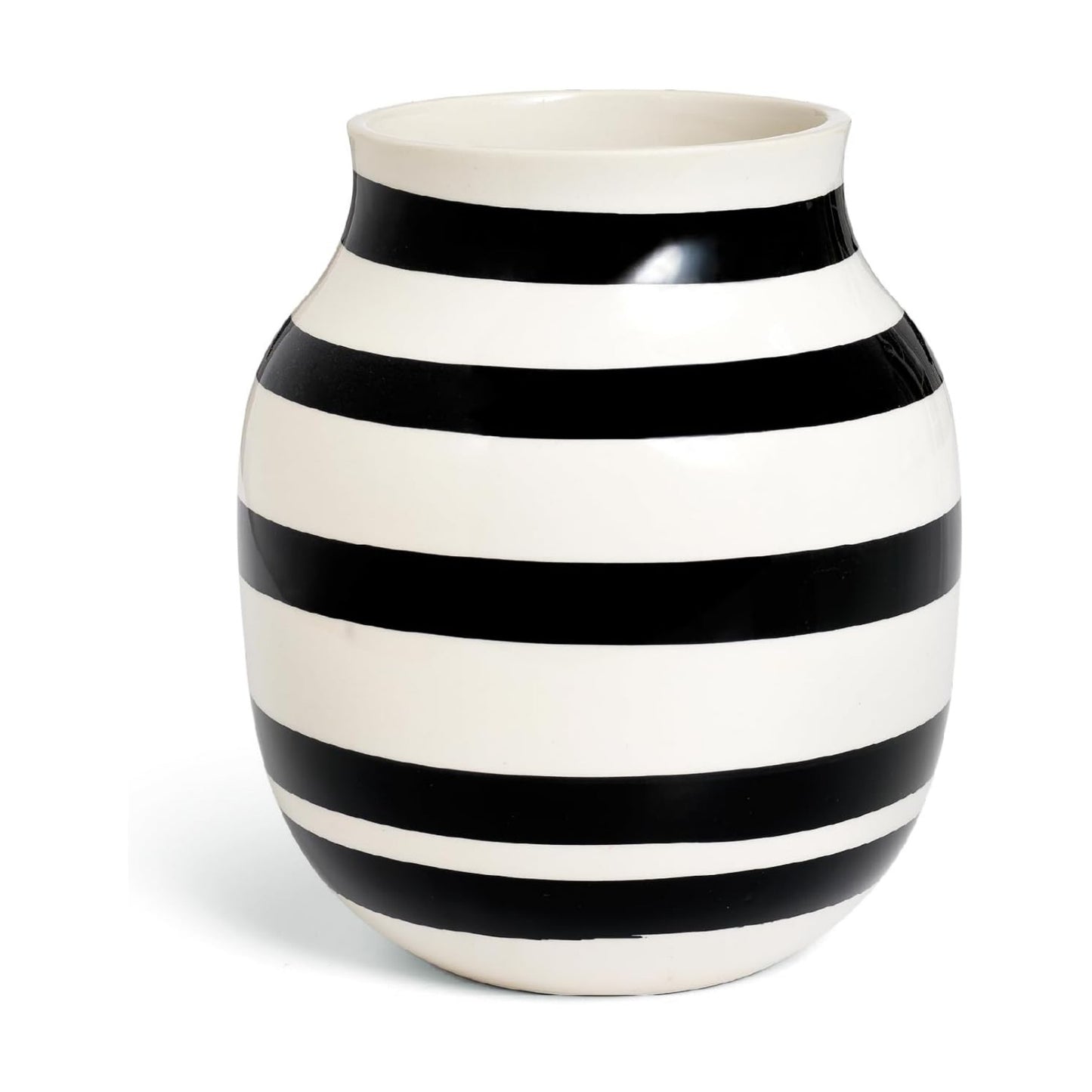 Kahler Omaggio Vase / H20 Cm / Black / 7.9 Inch
