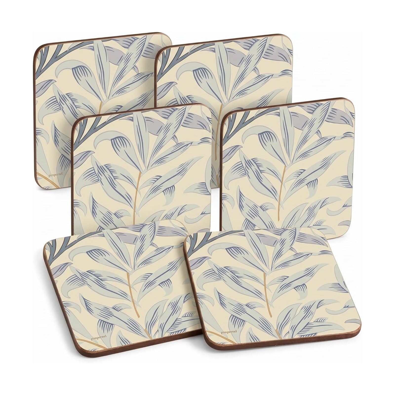 Heat-Safe Drinkware Mats / Blue / Set of 6