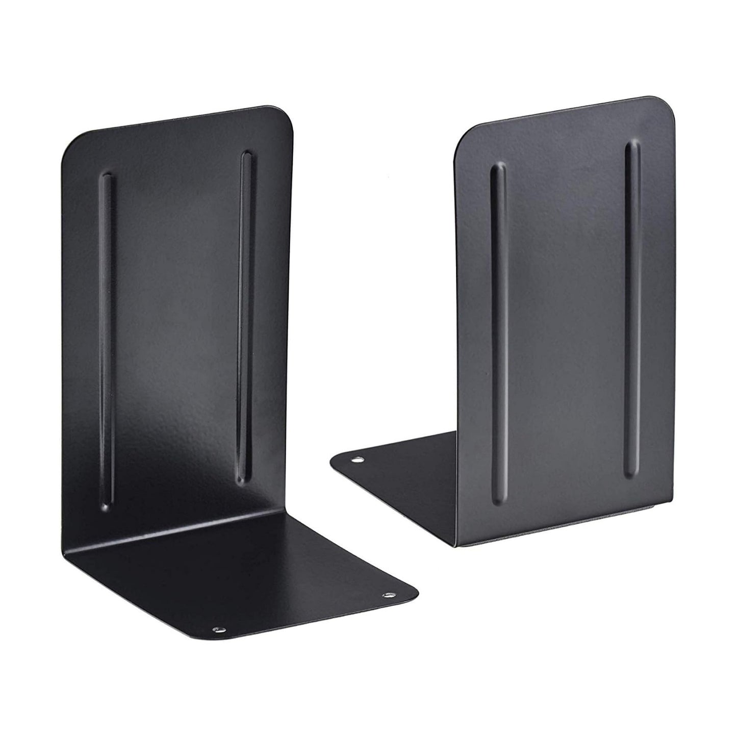 Steel Metal Book Ends Storage / Black
