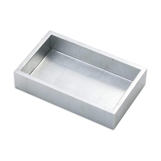 Lacquer Napkin Holder / Guest Towel / Silver
