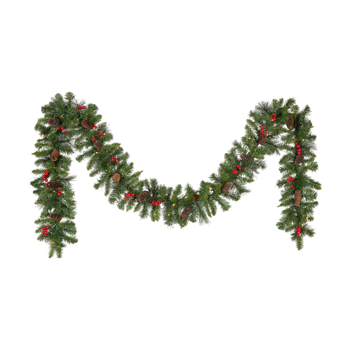 National Tree Company 9ft Pre-Lit Crestwood Spruce Christmas Garland
