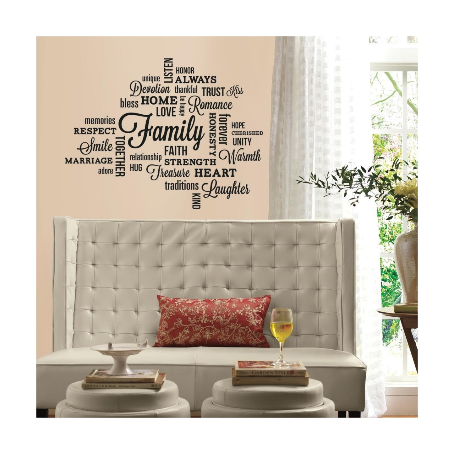 RMK2741SCS Family Quote Peel And Stick Wall Decals