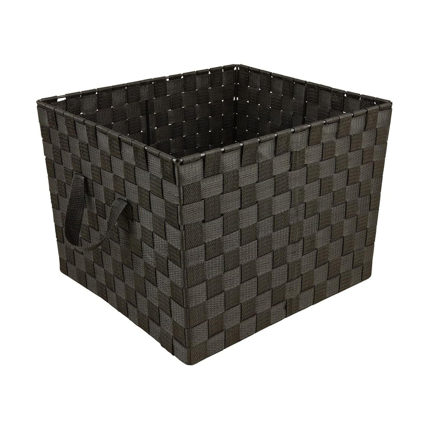 Decorative Storage Basket / Large Woven Strap Tote