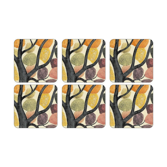 Coasters / Multicolor / Dancing Branches