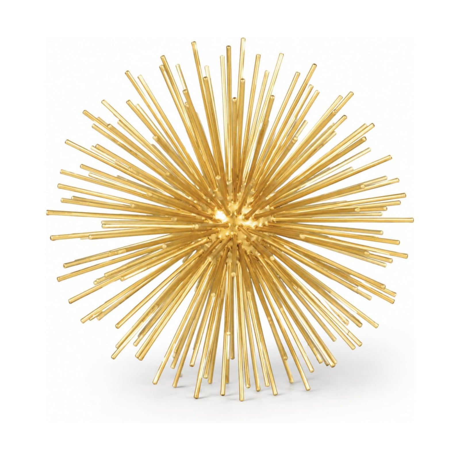 Adds sculptural texture to shelves / Gold / Small / 4 Inch
