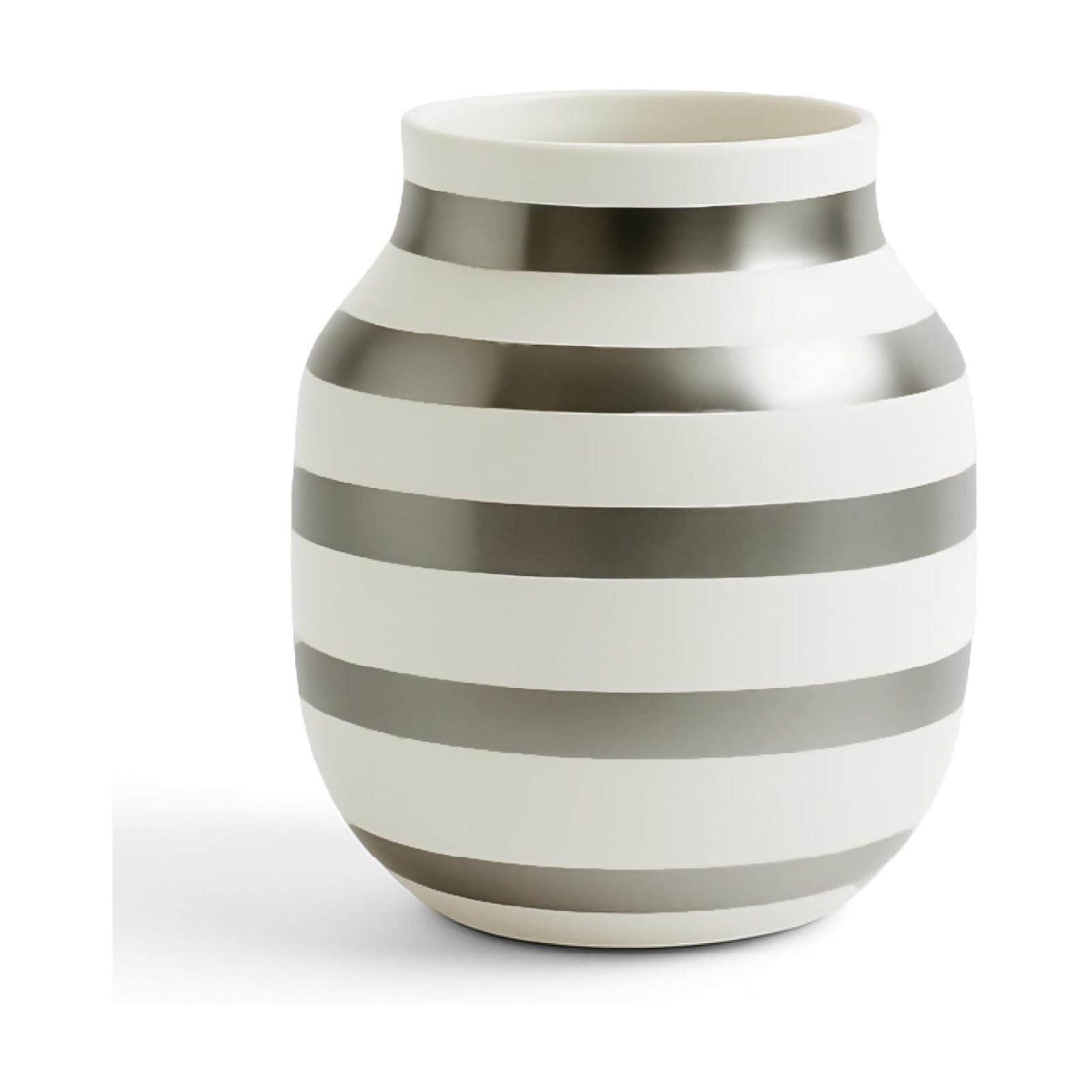 Kahler Omaggio Vase / 20cm / Silver / 7.9 Inch