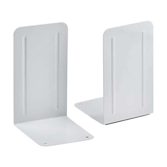 Steel Metal Book Ends Storage / 10 Cm x 11,5 Cm x 17,5 Cm / White