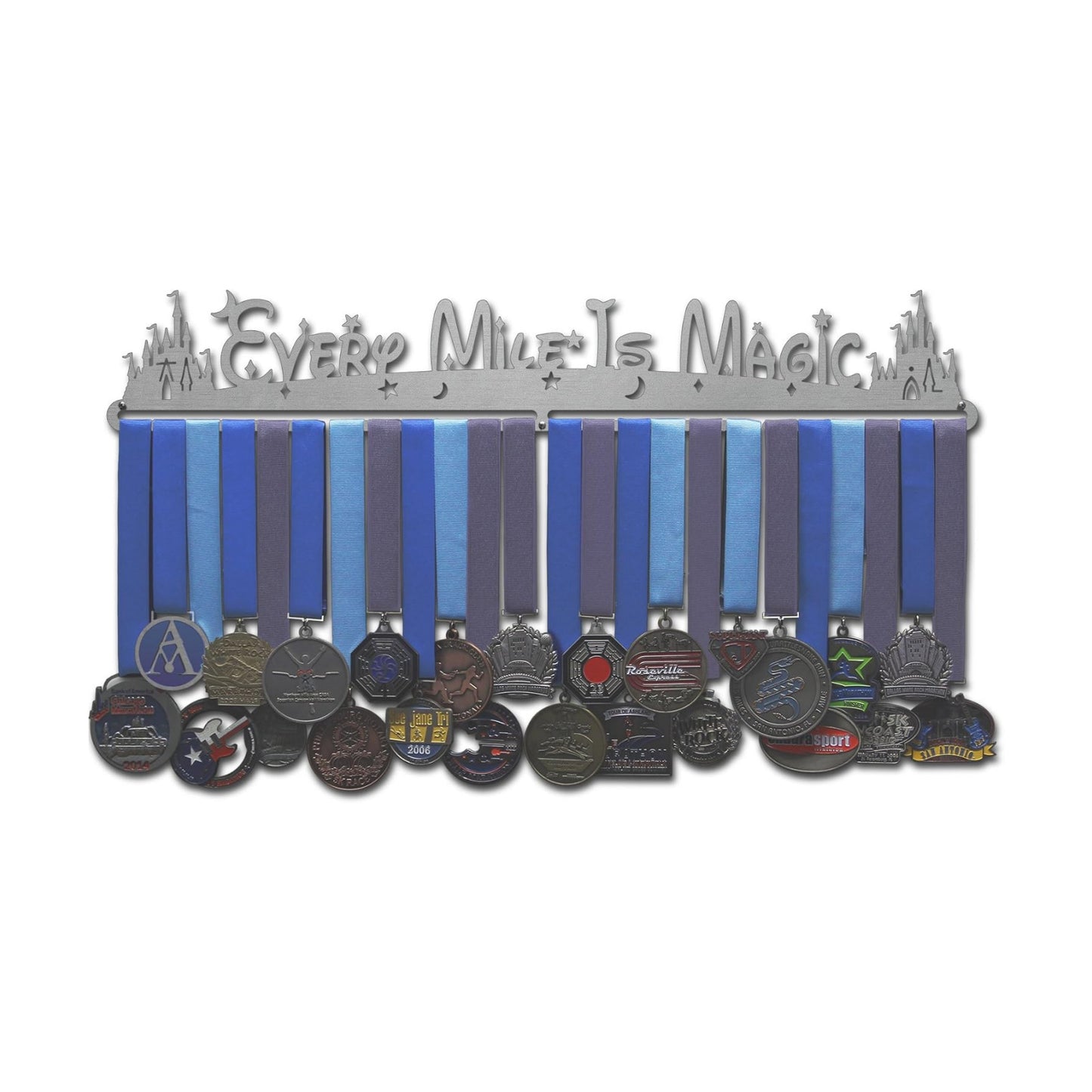 Allied Medal Hangers - Every Mile is Magic (24" Wide with 1 Hang bar) - Medal Hanger Holder Display Rack - Multiple