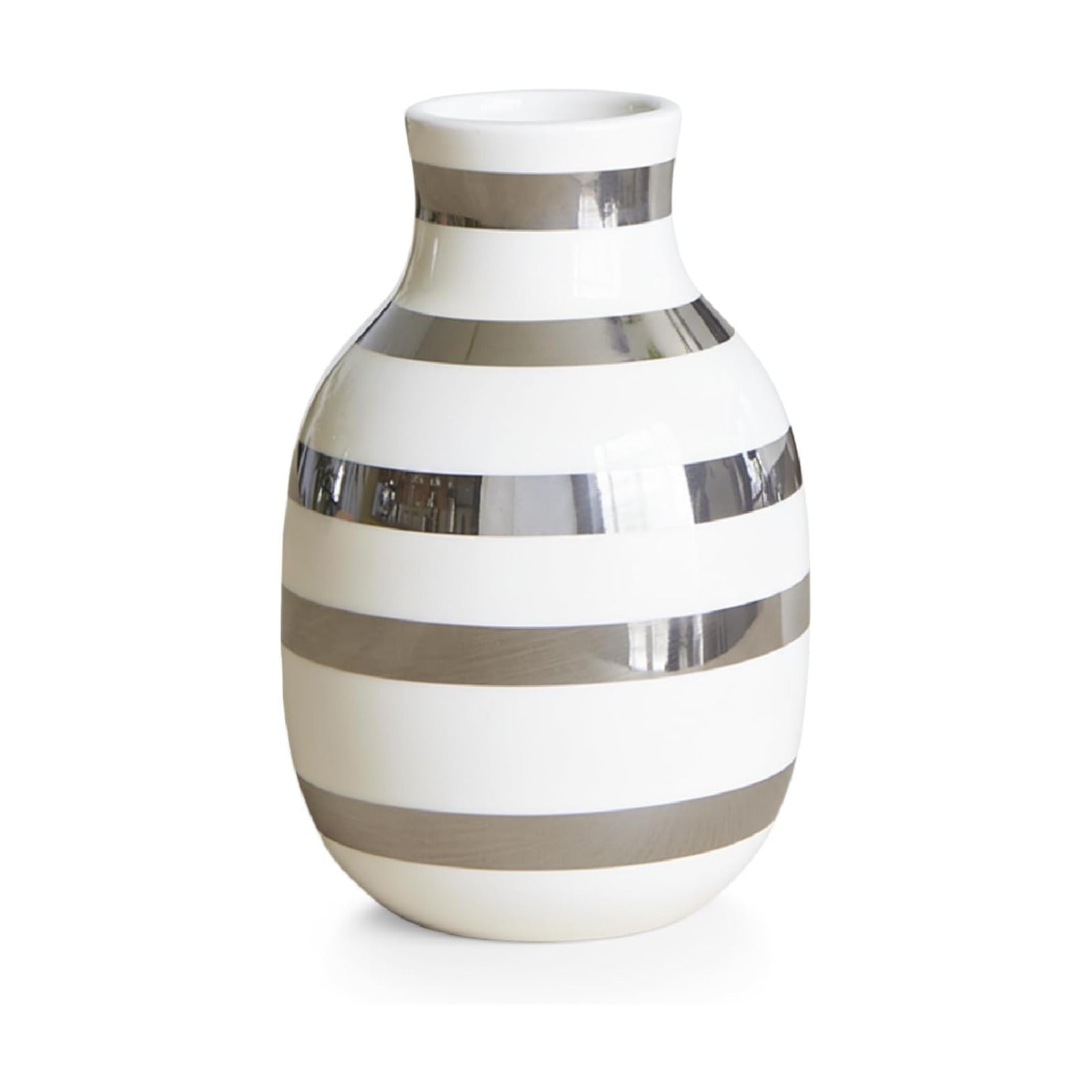 Kahler Omaggio Vase / 12.5 Cm / Silver / 4.9 Inch