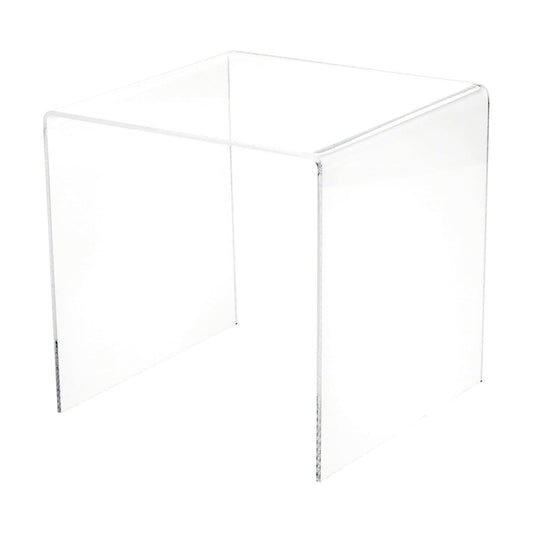 Acrylic Square Display Riser / 7 x 7 x 7 / Clear