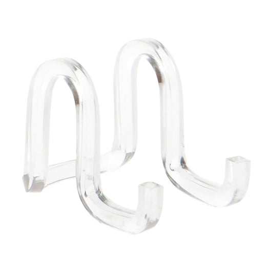 Acrylic Ribbon-Style Display Easel / 1.875 x 1.75 x 2.625 / Clear
