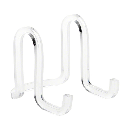 Acrylic Ribbon-Style Display Easel / 2.875 x 2.5 x 3.5 / Clear
