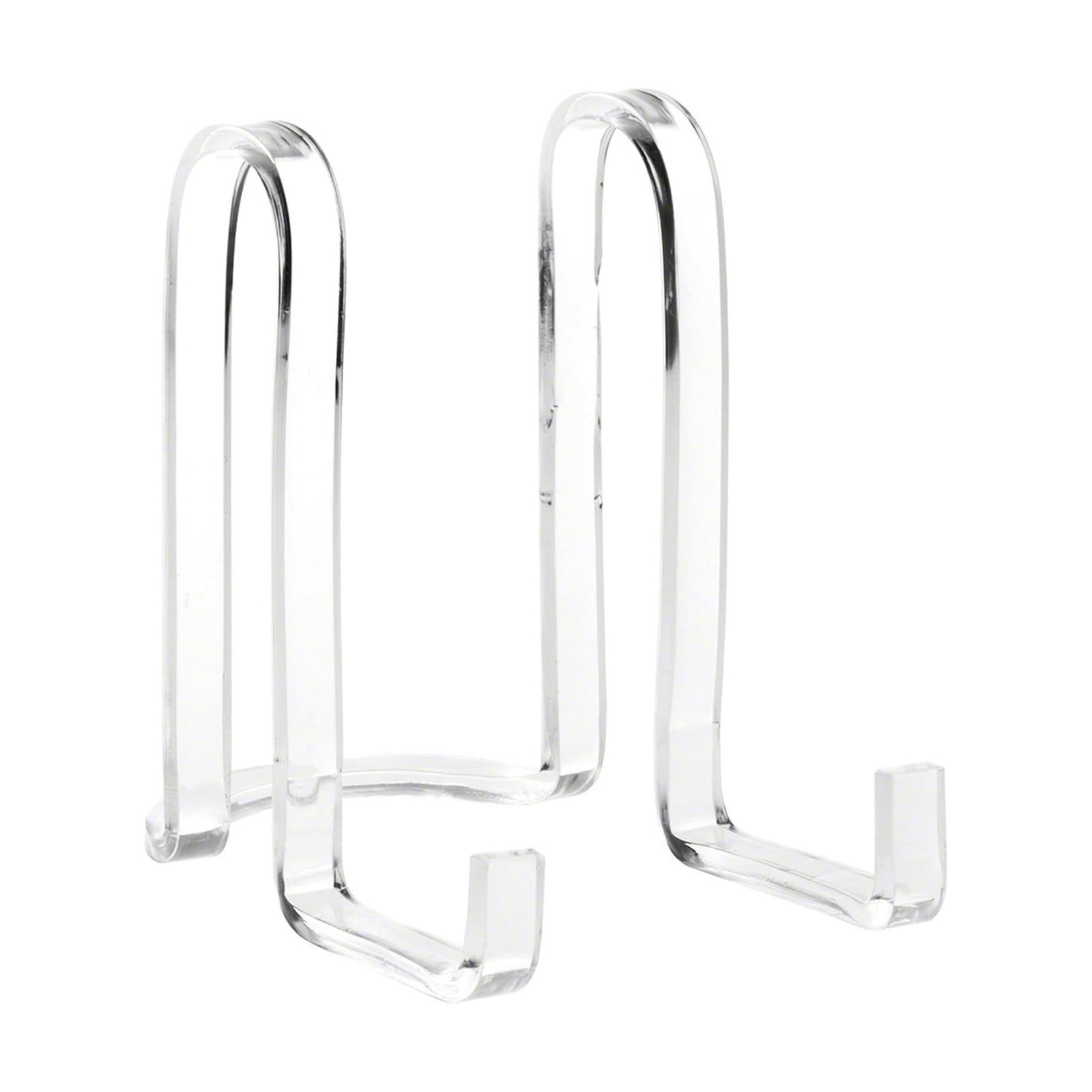 Acrylic Ribbon-Style Display Easel / 6.125 x 4 x 6.5 / Clear