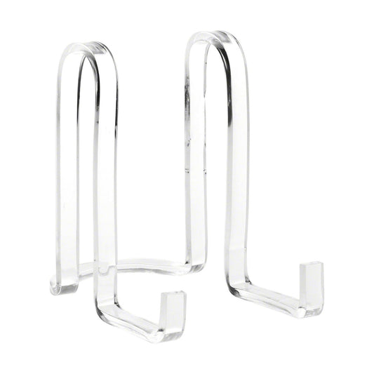 Acrylic Ribbon-Style Display Easel / 6.125 x 4 x 6.5 / Clear